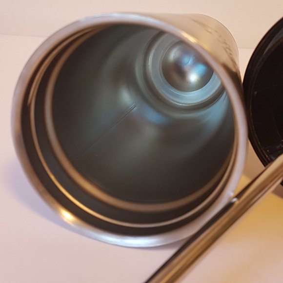 Starbucks Stainless Tumbler Straw Screw Top Lid Metal Cold Drink Traveler Mug - Picture 11 of 14